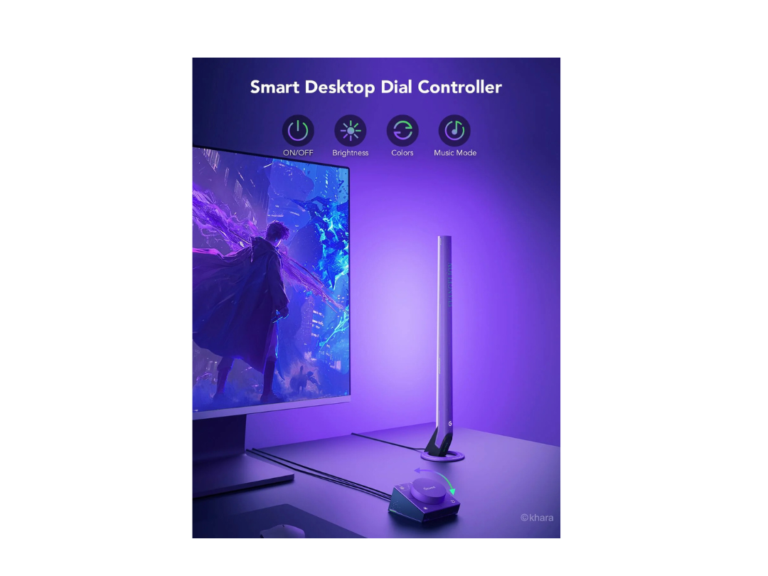 Govee RGBIC Wi-Fi Gaming Light Bars with Smart Controller Govee RGBIC Wi-Fi Gaming Light Bars with Smart Controller